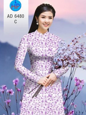 Vải áo dài hoa nhí đều mới ra AD 6480 34 1580454683 397 Vai ao dai hoa nhi deu moi ra AD 6480