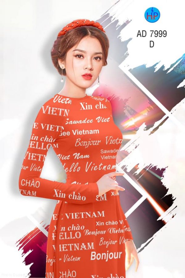 Vai ao dai Chao Viet Nam thiet ke 2020 AD