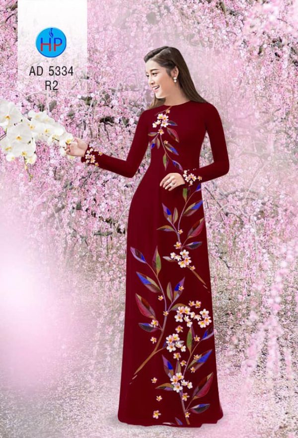 Vai ao dai Hoa Su moi ra AD 5334