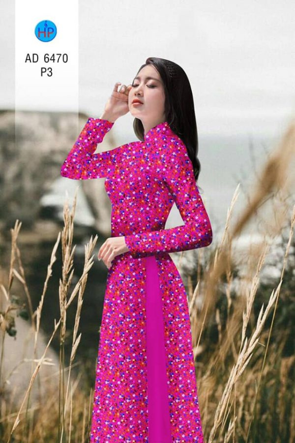 Vai ao dai hoa nhi deu moi ra AD 6470