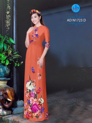Vải áo dài Hạc và hoa Mẫu Đơn thiết kế 2020 AD N1723 23 1580544057 116 Vai ao dai Hac va hoa Mau Don thiet ke