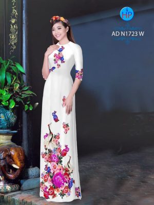 Vải áo dài Hạc và hoa Mẫu Đơn thiết kế 2020 AD N1723 37 1580544058 316 Vai ao dai Hac va hoa Mau Don thiet ke