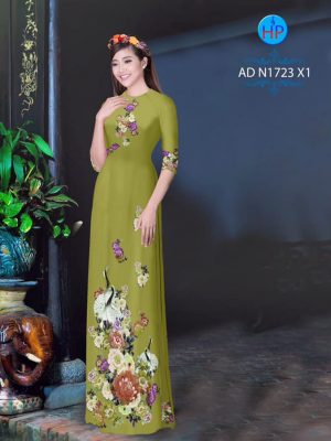 Vải áo dài Hạc và hoa Mẫu Đơn thiết kế 2020 AD N1723 26 1580544058 379 Vai ao dai Hac va hoa Mau Don thiet ke