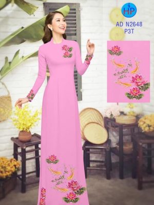 Vải áo dài Cá chép và hoa sen kiểu mới AD N2648 23 1580545193 862 Vai ao dai Ca chep va hoa sen kieu moi