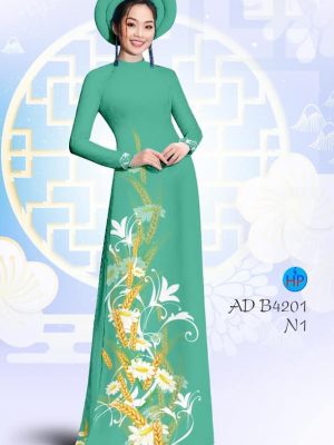 Vải áo dài Cúc hoạ mi và hoa lúa mạch mới ra AD B4201 27 1580620857 188 Vai ao dai Cuc hoa mi va hoa lua mach
