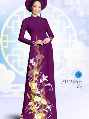 Vải áo dài Cúc hoạ mi và hoa lúa mạch mới ra AD B4201 31 1580620857 451 Vai ao dai Cuc hoa mi va hoa lua mach