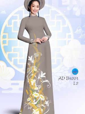 Vải áo dài Cúc hoạ mi và hoa lúa mạch mới ra AD B4201 28 1580620857 992 Vai ao dai Cuc hoa mi va hoa lua mach