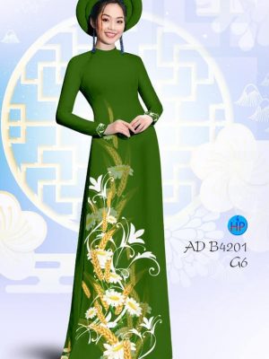 Vải áo dài Cúc hoạ mi và hoa lúa mạch mới ra AD B4201 35 1580620858 332 Vai ao dai Cuc hoa mi va hoa lua mach