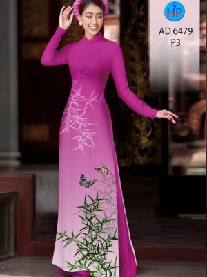 Vải áo dài Bướm và trúc kiểu mới AD 6479 22 1580621246 842 Vai ao dai Buom va truc kieu moi AD 6479