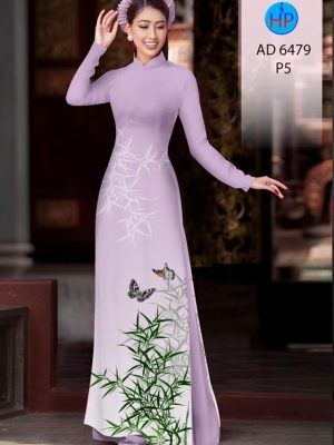 Vải áo dài Bướm và trúc kiểu mới AD 6479 24 1580621247 417 Vai ao dai Buom va truc kieu moi AD 6479