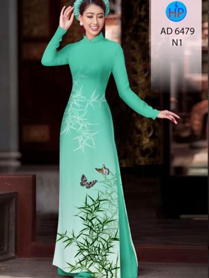 Vải áo dài Bướm và trúc kiểu mới AD 6479 35 1580621248 258 Vai ao dai Buom va truc kieu moi AD 6479