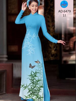 Vải áo dài Bướm và trúc kiểu mới AD 6479 34 1580621248 991 Vai ao dai Buom va truc kieu moi AD 6479
