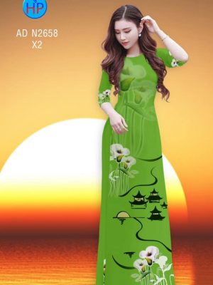 Vải áo dài Hoa thuỷ vu kiểu mới AD N2658 35 1580709227 146 Vai ao dai Hoa thuy vu kieu moi AD N2658
