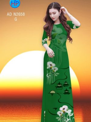 Vải áo dài Hoa thuỷ vu kiểu mới AD N2658 30 1580709227 819 Vai ao dai Hoa thuy vu kieu moi AD N2658