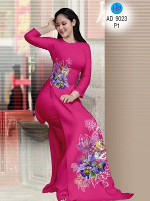 Vải áo dài Lan tím thiết kế 2020 AD 9023 32 1580709324 397 Vai ao dai Lan tim thiet ke 2020 AD 9023