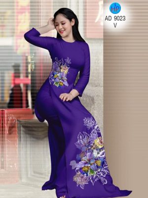Vải áo dài Lan tím thiết kế 2020 AD 9023 34 1580709324 608 Vai ao dai Lan tim thiet ke 2020 AD 9023