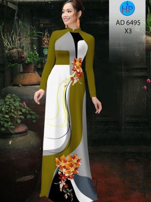 Vải áo dài Hoa và lạp thể thiết kế 2020 AD 6495 30 1580709964 591 Vai ao dai Hoa va lap the thiet ke 2020