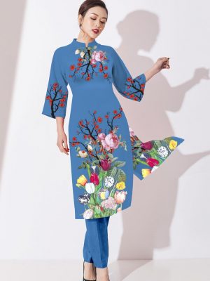 1580894806 556 Vai ao dai cach tan hoa hong kieu moi AD