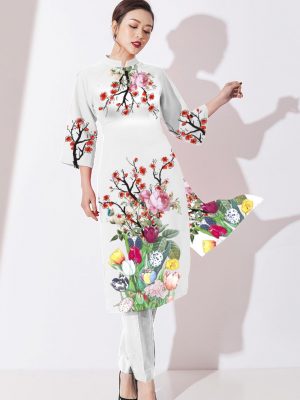 1580894807 401 Vai ao dai cach tan hoa hong kieu moi AD