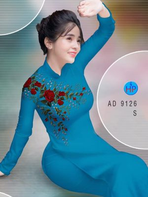 1580896035 509 Vai ao dai Hoa hong kieu moi AD 9126