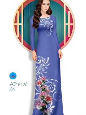 Vải áo dài Hoa cẩm chướng thiết kế 2020 AD 9106 22 1580964421 290 Vai ao dai Hoa cam chuong thiet ke 2020 AD