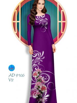 Vải áo dài Hoa cẩm chướng thiết kế 2020 AD 9106 33 1580964421 305 Vai ao dai Hoa cam chuong thiet ke 2020 AD