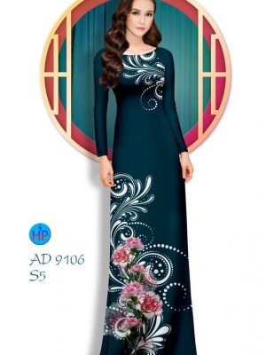 Vải áo dài Hoa cẩm chướng thiết kế 2020 AD 9106 21 1580964421 44 Vai ao dai Hoa cam chuong thiet ke 2020 AD