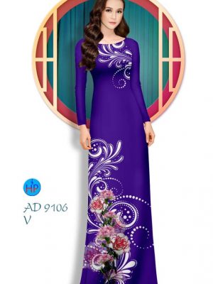 Vải áo dài Hoa cẩm chướng thiết kế 2020 AD 9106 35 1580964421 804 Vai ao dai Hoa cam chuong thiet ke 2020 AD