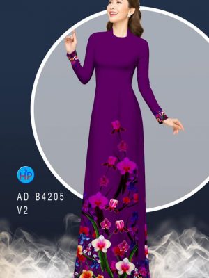 1580964697 545 Vai ao dai Hoa Lan kieu moi AD B4205