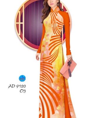 Vải áo dài Lập thể và lá mới ra AD 9120 30 1580980467 531 Vai ao dai Lap the va la moi ra AD
