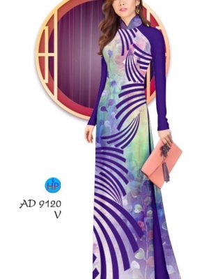 Vải áo dài Lập thể và lá mới ra AD 9120 36 1580980467 957 Vai ao dai Lap the va la moi ra AD