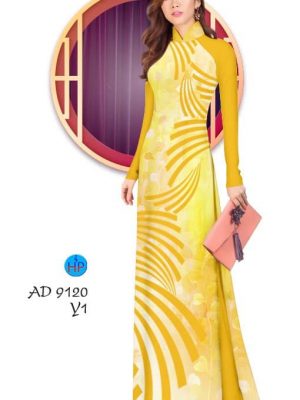 Vải áo dài Lập thể và lá mới ra AD 9120 32 1580980467 96 Vai ao dai Lap the va la moi ra AD