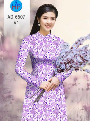 Vải áo dài Tim 14/2 thiết kế 2020 AD 6507 32 1581325327 477 Vai ao dai Tim 142 thiet ke 2020 AD 6507