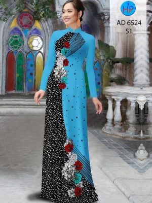 1581325545 261 Vai ao dai Hoa in 3D kieu moi AD 6524