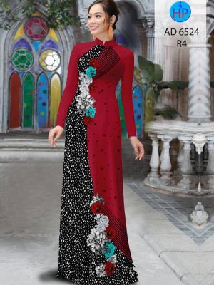 1581325545 812 Vai ao dai Hoa in 3D kieu moi AD 6524