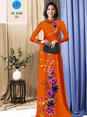 Vải áo dài Hoa in 3D mới ra AD 6486 26 1581326075 5 Vai ao dai Hoa in 3D moi ra AD 6486