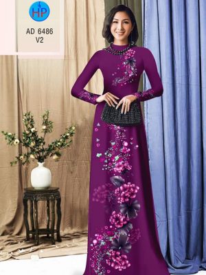 Vải áo dài Hoa in 3D mới ra AD 6486 25 1581326075 948 Vai ao dai Hoa in 3D moi ra AD 6486