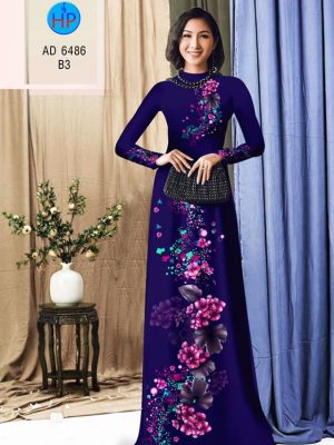 Vải áo dài Hoa in 3D mới ra AD 6486 33 1581326076 738 Vai ao dai Hoa in 3D moi ra AD 6486