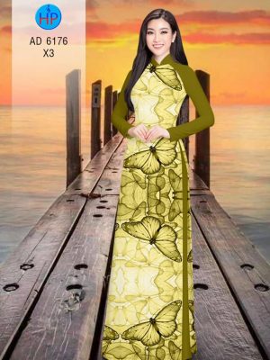 Vải áo dài Bướm kiểu mới AD 6176 33 1581326734 3 Vai ao dai Buom kieu moi AD 6176