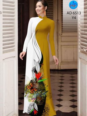 Vải áo dài Bướm và hoa Thiên Điểu mới ra AD 6513 21 1581480910 451 Vai ao dai Buom va hoa Thien Dieu moi ra