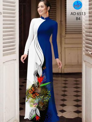 Vải áo dài Bướm và hoa Thiên Điểu mới ra AD 6513 23 1581480911 353 Vai ao dai Buom va hoa Thien Dieu moi ra