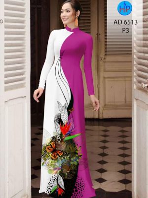 Vải áo dài Bướm và hoa Thiên Điểu mới ra AD 6513 29 1581480911 654 Vai ao dai Buom va hoa Thien Dieu moi ra