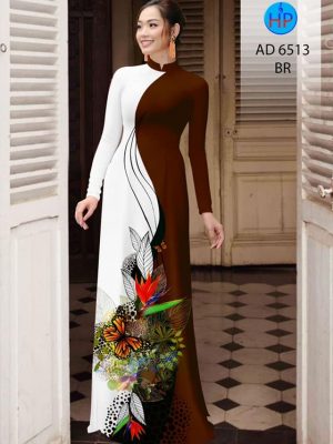 Vải áo dài Bướm và hoa Thiên Điểu mới ra AD 6513 24 1581480911 751 Vai ao dai Buom va hoa Thien Dieu moi ra