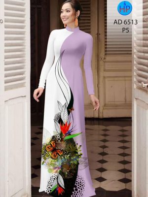 Vải áo dài Bướm và hoa Thiên Điểu mới ra AD 6513 31 1581480912 761 Vai ao dai Buom va hoa Thien Dieu moi ra