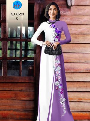 Vải áo dài hoa dây mới ra AD 6520 22 1581481404 18 Vai ao dai hoa day moi ra AD 6520