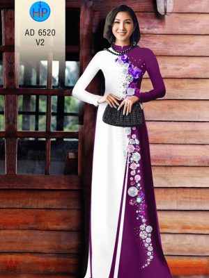 Vải áo dài hoa dây mới ra AD 6520 28 1581481405 280 Vai ao dai hoa day moi ra AD 6520