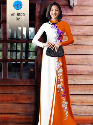 Vải áo dài hoa dây mới ra AD 6520 29 1581481405 888 Vai ao dai hoa day moi ra AD 6520