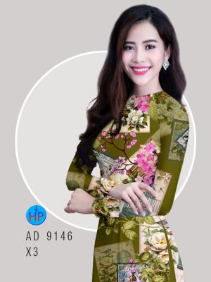 Vải áo dài hoa đều kiểu mới AD 9146 33 1581481776 929 Vai ao dai hoa deu kieu moi AD 9146