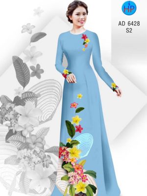 Vải áo dài Hoa Sứ và nón lá thiết kế 2020 AD 6428 28 1581481924 269 Vai ao dai Hoa Su va non la thiet ke