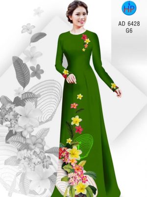 Vải áo dài Hoa Sứ và nón lá thiết kế 2020 AD 6428 26 1581481924 715 Vai ao dai Hoa Su va non la thiet ke